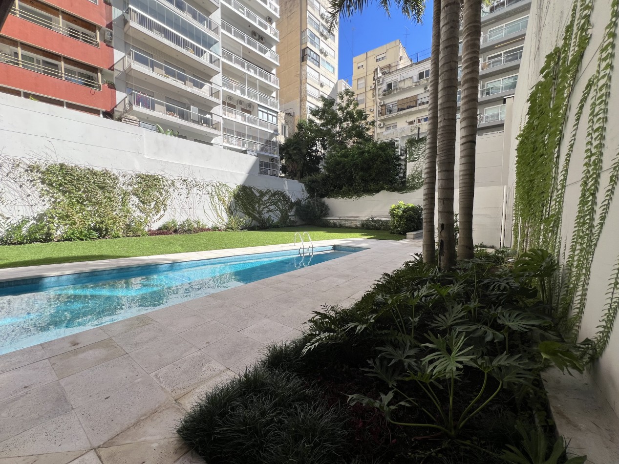 Ugarteche - a una cuadra de Av Libertador - Palermo Amplio 2 amb - Seg 24hs - piscina - jardin - 