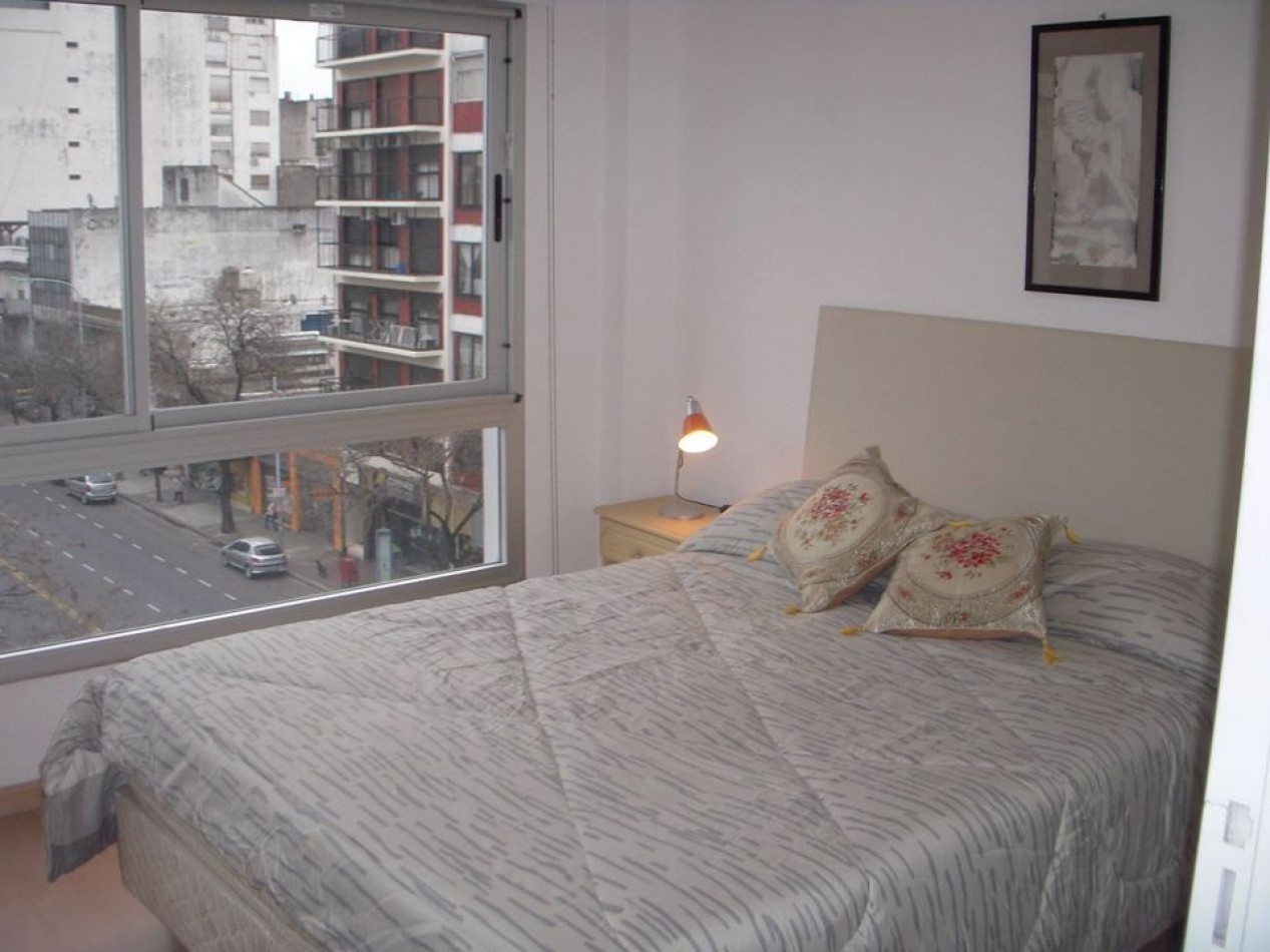 Dos ambientes en edif.moderno de Villa Crespo / Av. Corriente- amueblado! Piscina, Parrilla.