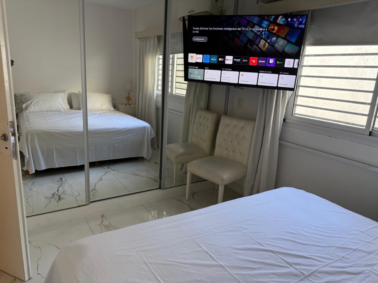 Departamento de 3 ambientes, con parrilla y vista panoramica