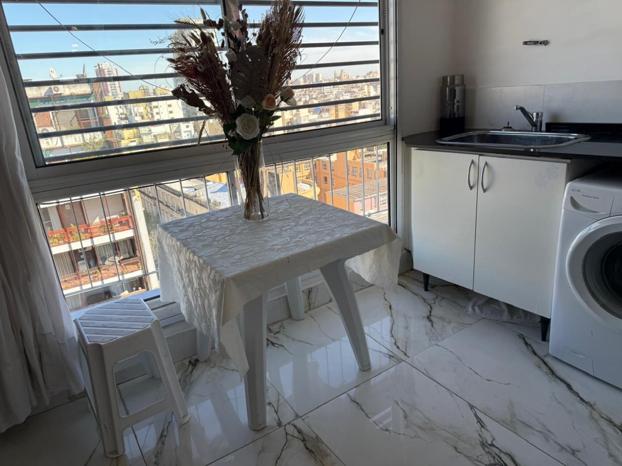 Departamento de 3 ambientes, con parrilla y vista panoramica