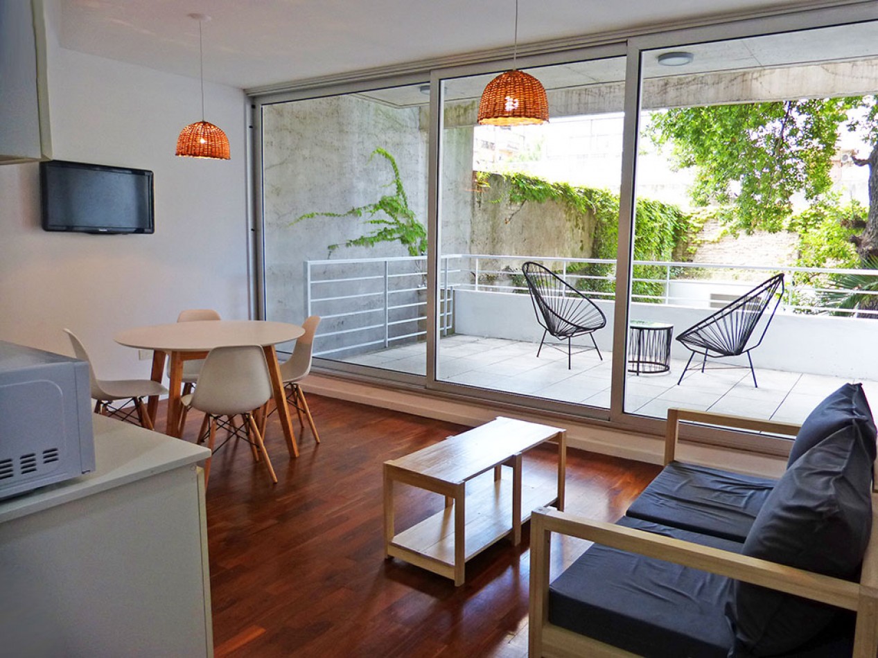 Amenabar - Precioso dos ambientes con amplio balcon terraza vista verde - Disponible 4 de Abril-