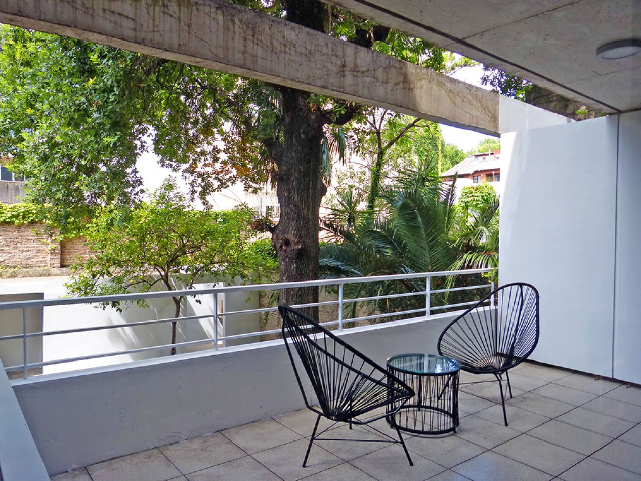 Amenabar - Precioso dos ambientes con amplio balcon terraza vista verde - Disponible 4 de Abril-