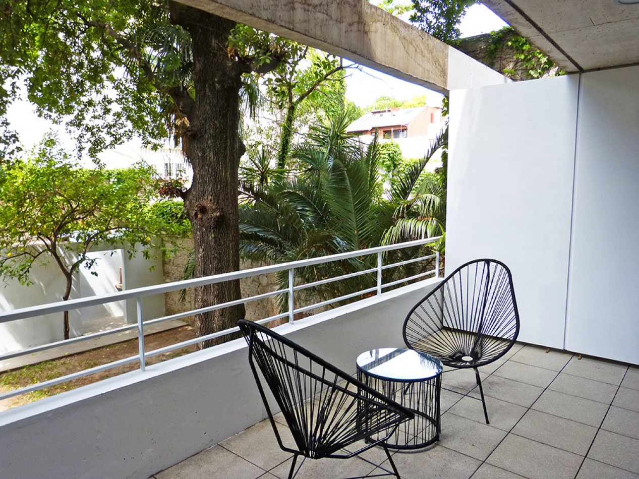 Amenabar - Precioso dos ambientes con amplio balcon terraza vista verde - Disponible 4 de Abril-