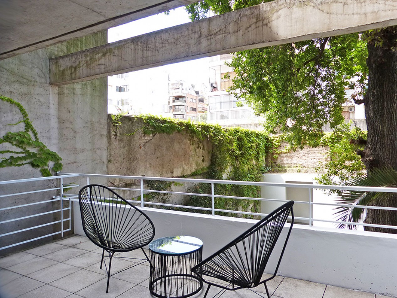 Amenabar - Precioso dos ambientes con amplio balcon terraza vista verde - Disponible 4 de Abril-