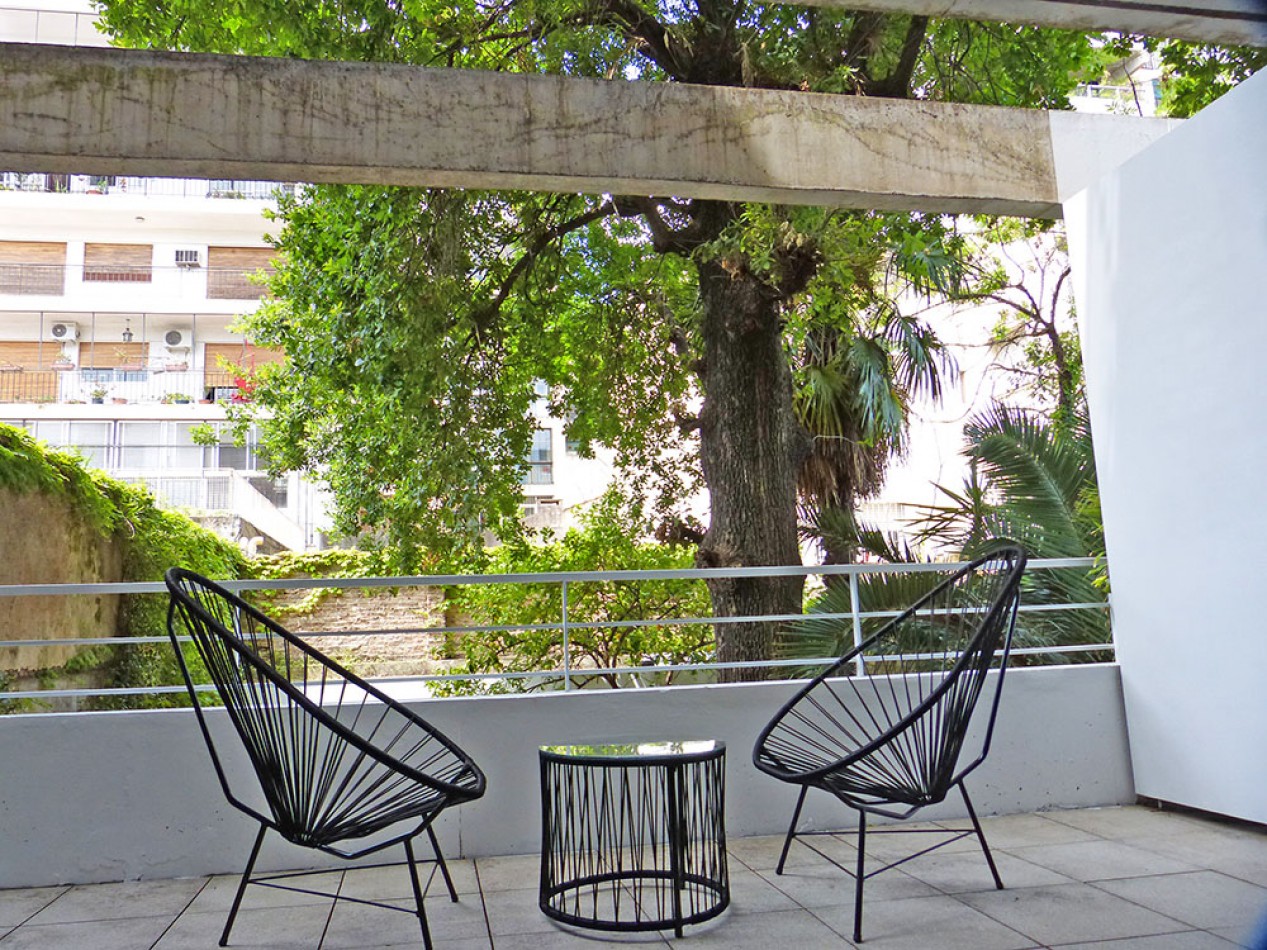 Amenabar - Precioso dos ambientes con amplio balcon terraza vista verde - Disponible 4 de Abril-