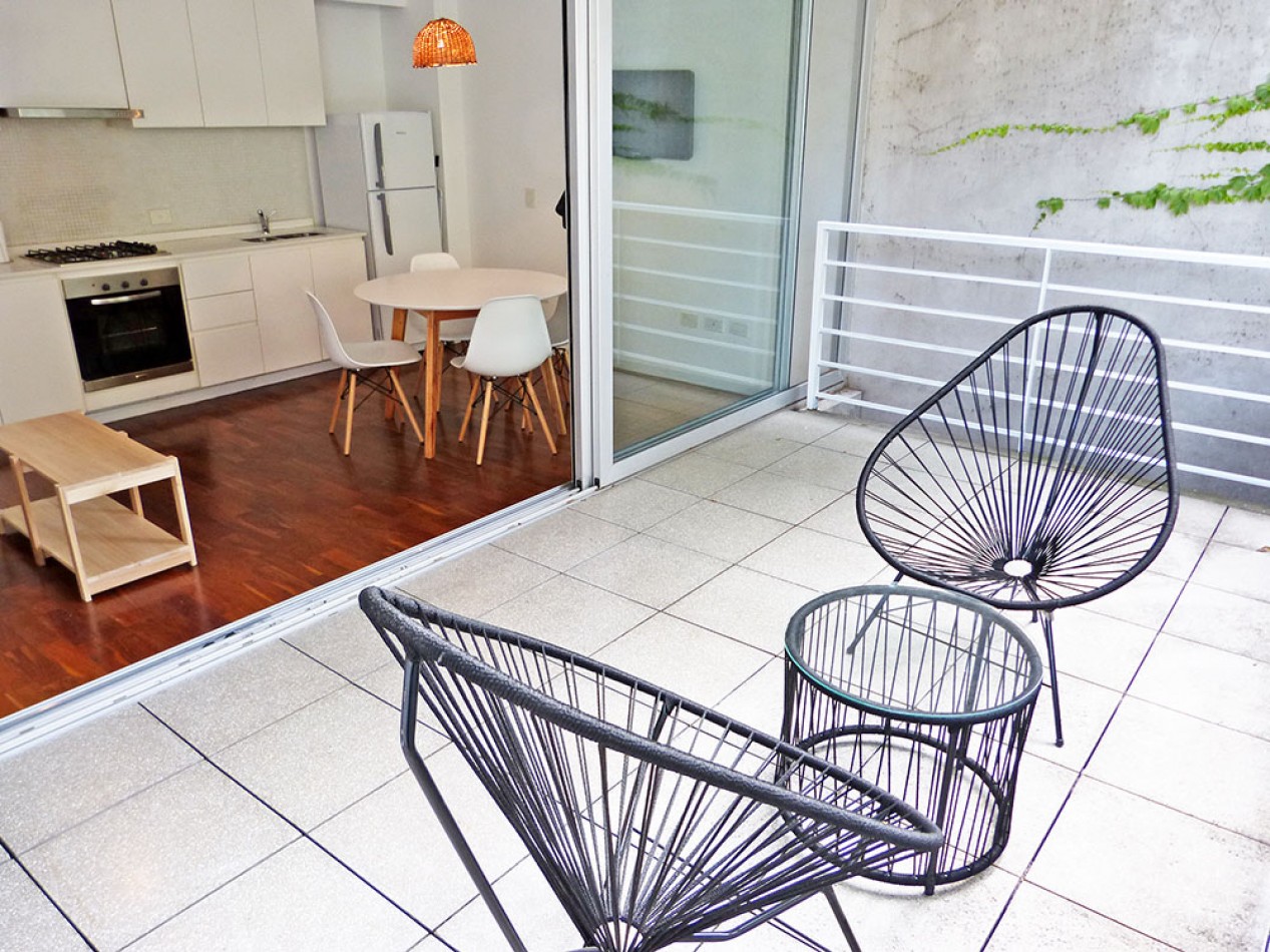 Amenabar - Precioso dos ambientes con amplio balcon terraza vista verde - Disponible 4 de Abril-