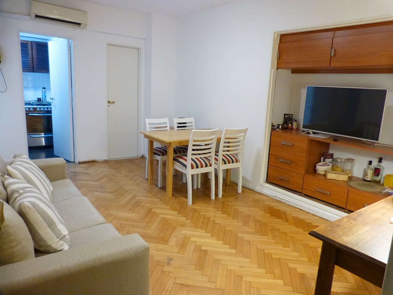 Departamento 2 ambientes amoblado en Barrio Norte