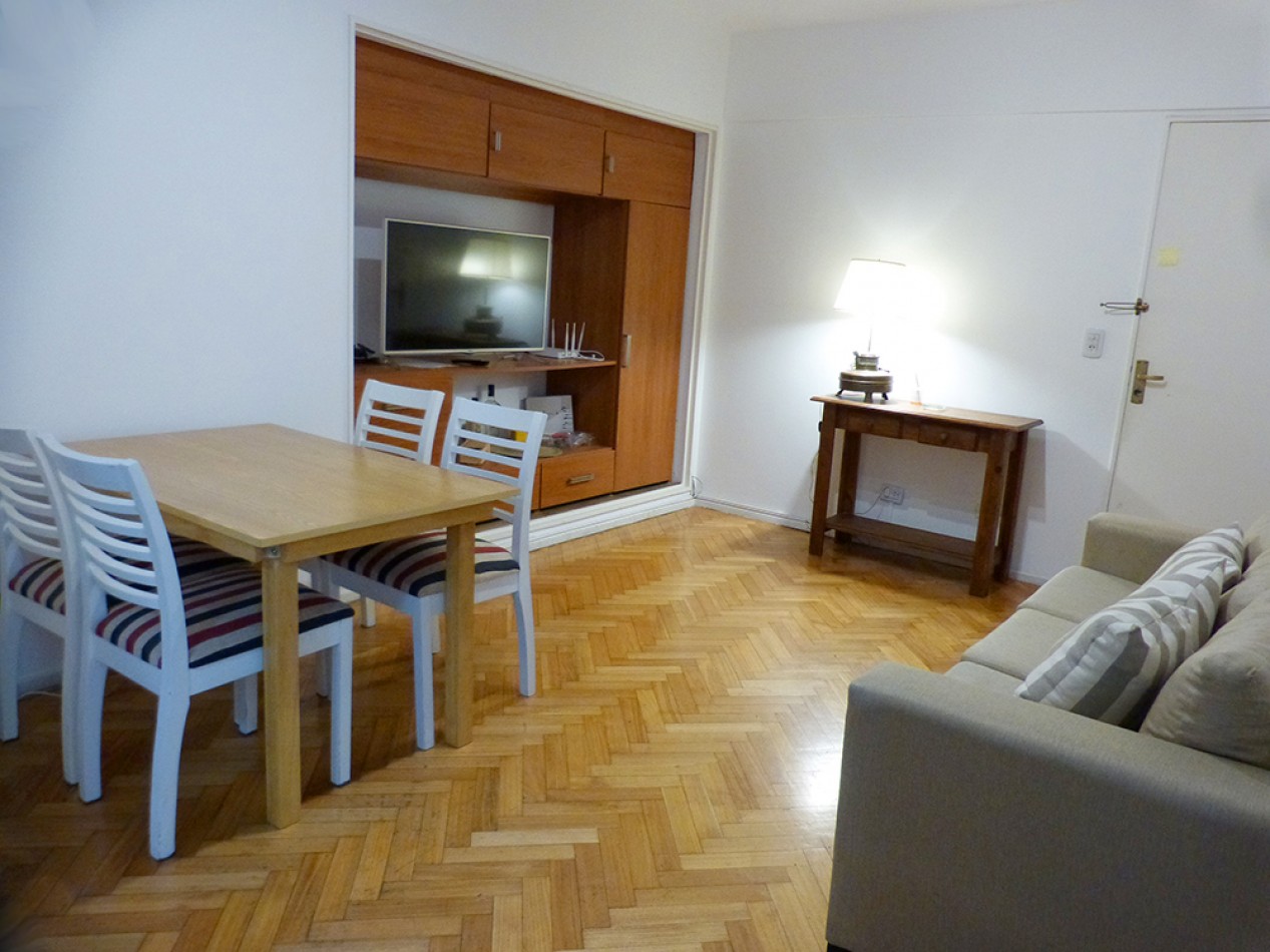 Departamento 2 ambientes amoblado en Barrio Norte