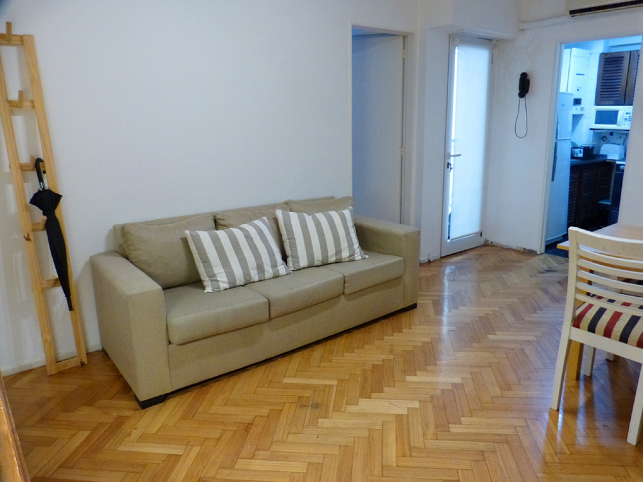 Departamento 2 ambientes amoblado en Barrio Norte