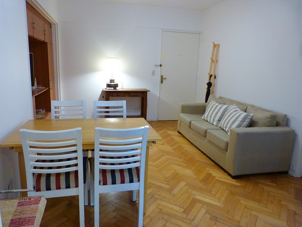 Departamento 2 ambientes amoblado en Barrio Norte