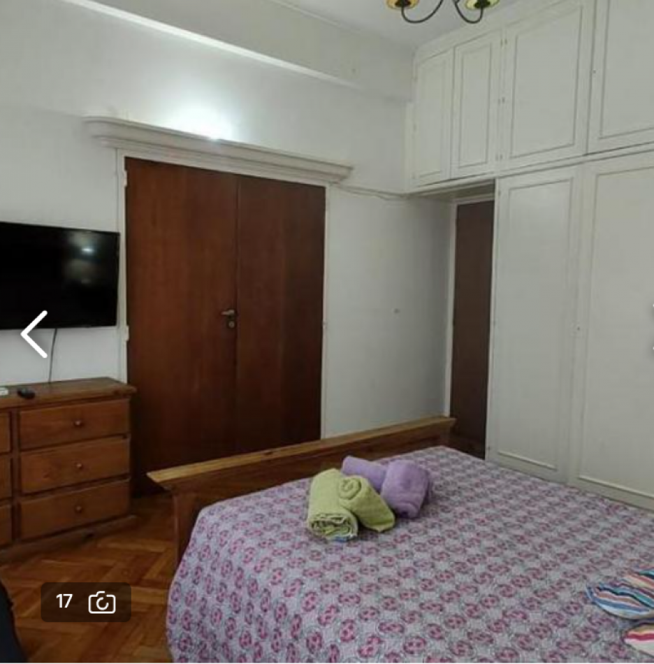 Departamento de 3 ambientes con balcon -Av. Corrientes y Azcuenaga - Balvanera