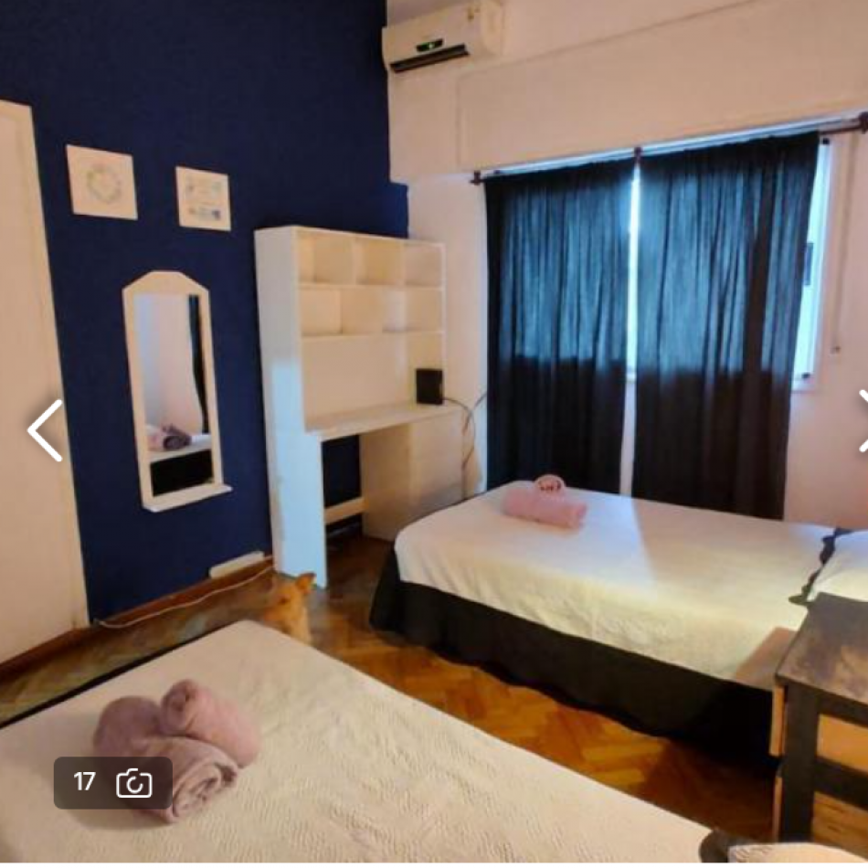 Departamento de 3 ambientes con balcon -Av. Corrientes y Azcuenaga - Balvanera