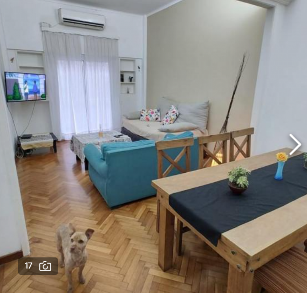 Departamento de 3 ambientes con balcon -Av. Corrientes y Azcuenaga - Balvanera