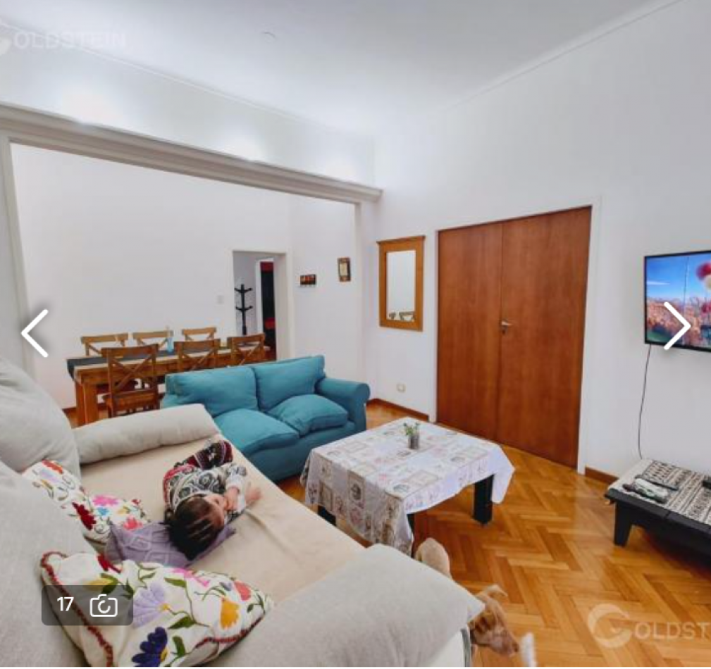 Departamento de 3 ambientes con balcon -Av. Corrientes y Azcuenaga - Balvanera