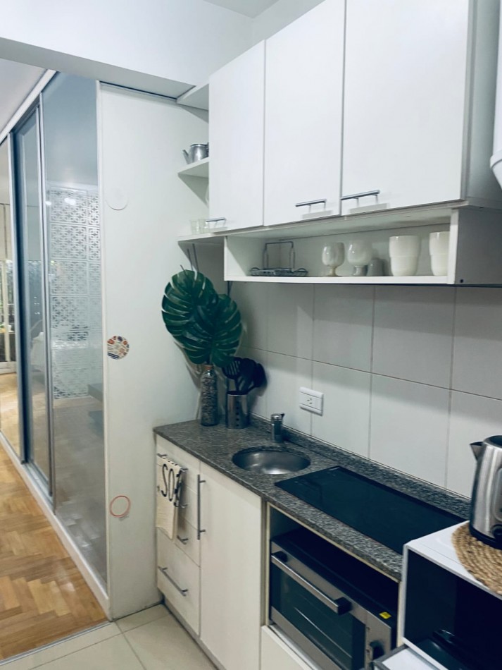AMPLIO DEPARTAMENTO AMUEBLADO Y EQUIPADO CON AMENITIES EN RECOLETA