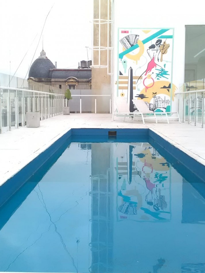 Monoambiente en San Telmo - Edificio con piscina