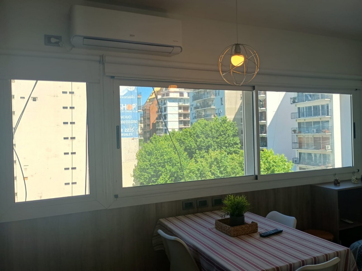 Monoambiente amoblado con amenities - Av. Santa Fe