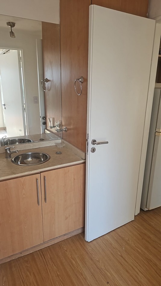 Dos ambientes en edif.moderno de Villa Crespo / Av. Corriente- amueblado! Piscina, Parrilla.