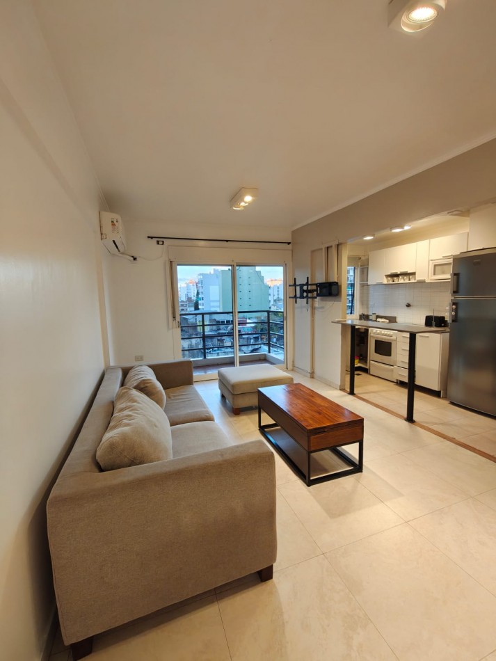 Departamento 2 Ambientes Amoblado Nuñez - Balcon - Luminoso