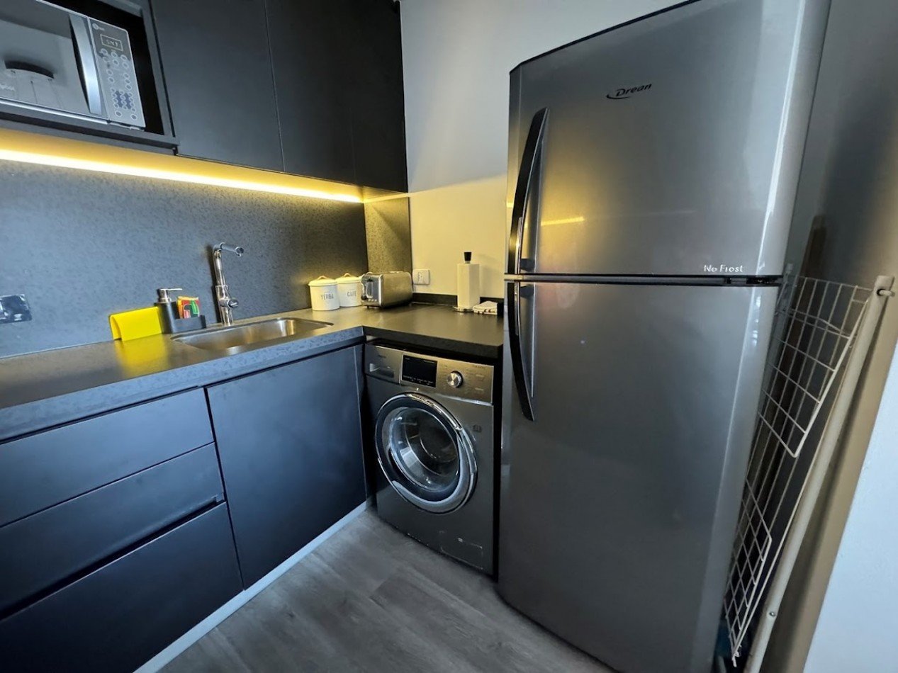 Alquiler temporario 2 ambientes premium en Palermo/Colegiales · 75 m² · balcon · cochera · amoblado
