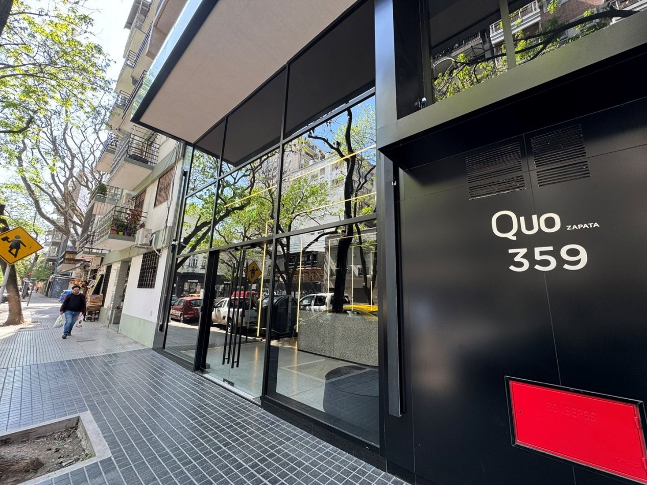 Alquiler temporario 2 ambientes premium en Palermo/Colegiales · 75 m² · balcon · cochera · amoblado