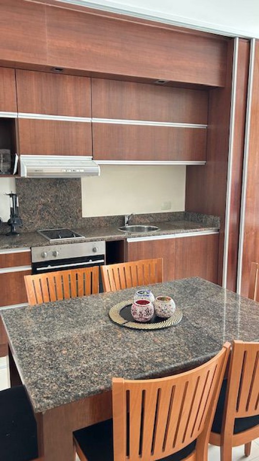 Monoambiente en alquiler amoblado con balcon vista panoramica amenities y excelente ubicacion