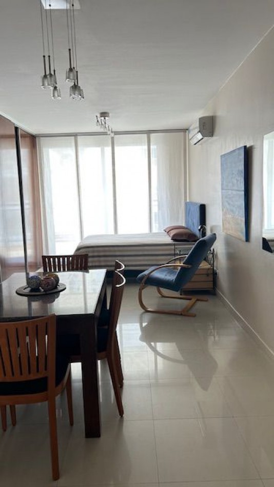 Monoambiente en alquiler amoblado con balcon vista panoramica amenities y excelente ubicacion