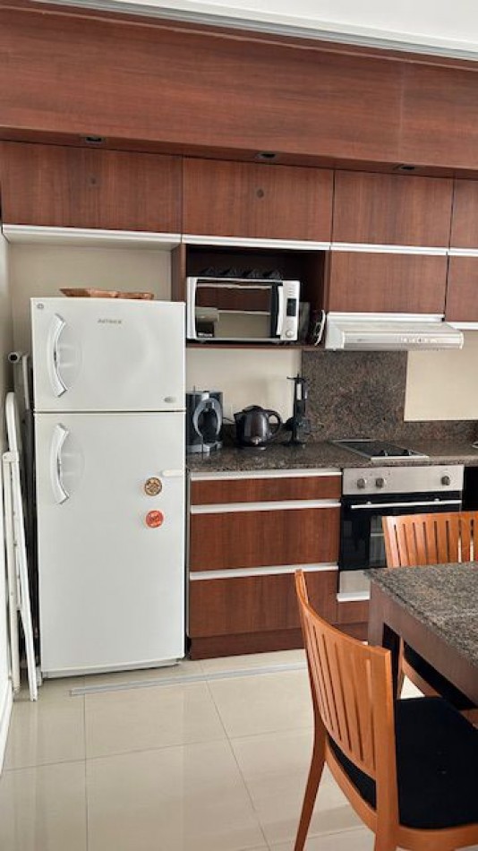 Monoambiente en alquiler amoblado con balcon vista panoramica amenities y excelente ubicacion