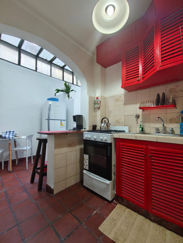 Alquiler Departamento 2 Ambientes en Recoleta Amoblado con patio Excelente Ubicacion 