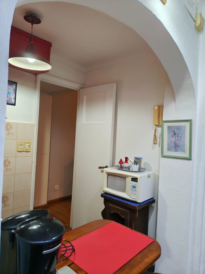 Alquiler Departamento 2 Ambientes en Recoleta Amoblado con patio Excelente Ubicacion 