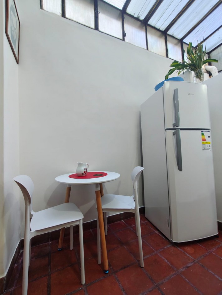 Alquiler Departamento 2 Ambientes en Recoleta Amoblado con patio Excelente Ubicacion 