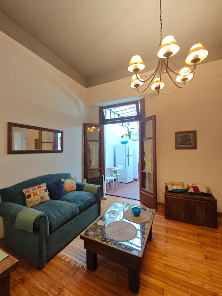 Alquiler Departamento 2 Ambientes en Recoleta Amoblado con patio Excelente Ubicacion 
