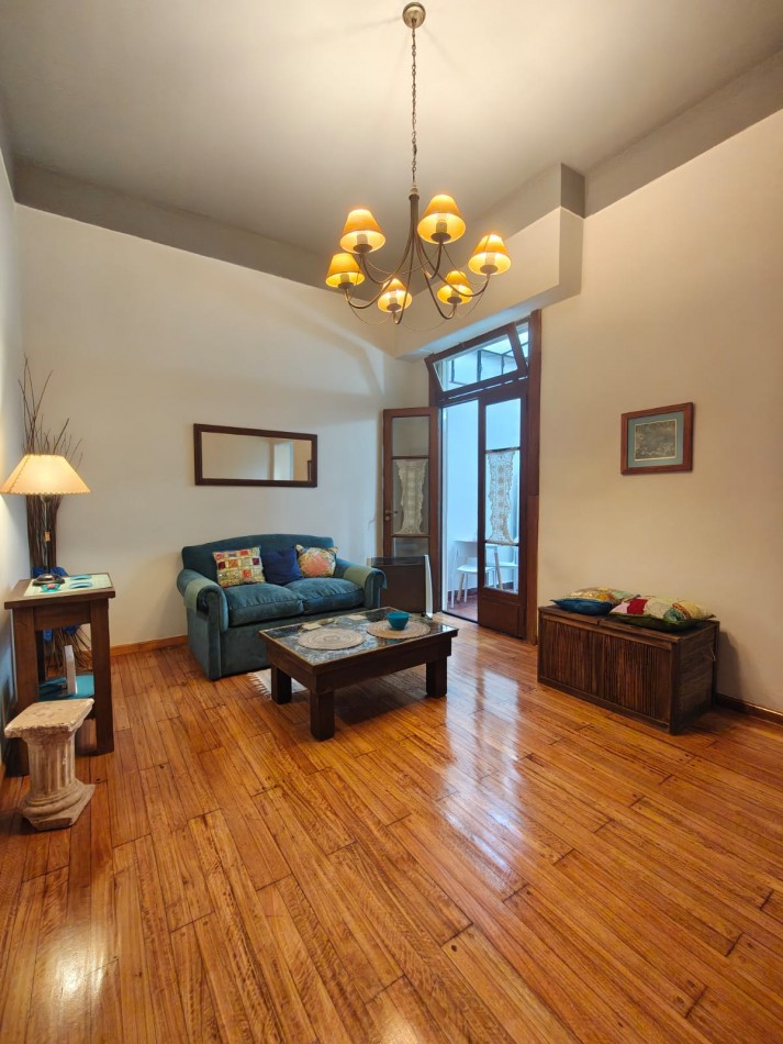 Alquiler Departamento 2 Ambientes en Recoleta Amoblado con patio Excelente Ubicacion 