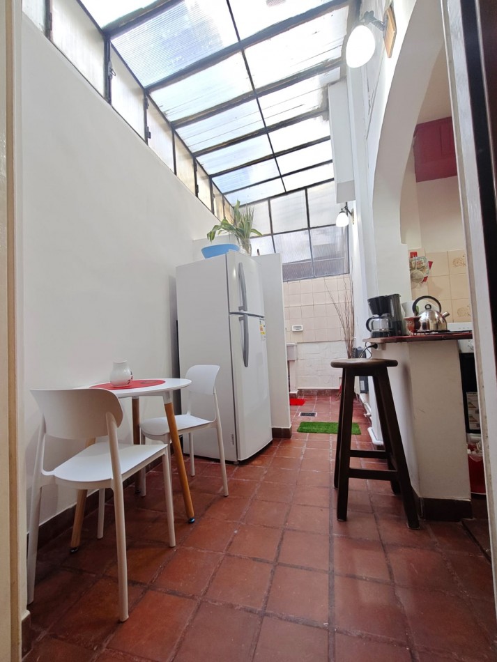 Alquiler Departamento 2 Ambientes en Recoleta Amoblado con patio Excelente Ubicacion 