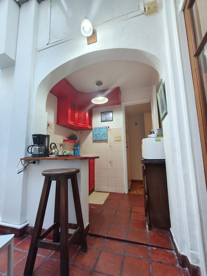 Alquiler Departamento 2 Ambientes en Recoleta Amoblado con patio Excelente Ubicacion 