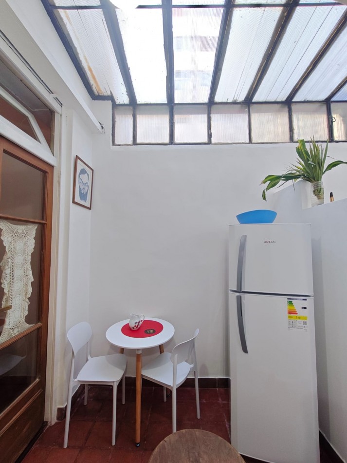 Alquiler Departamento 2 Ambientes en Recoleta Amoblado con patio Excelente Ubicacion 