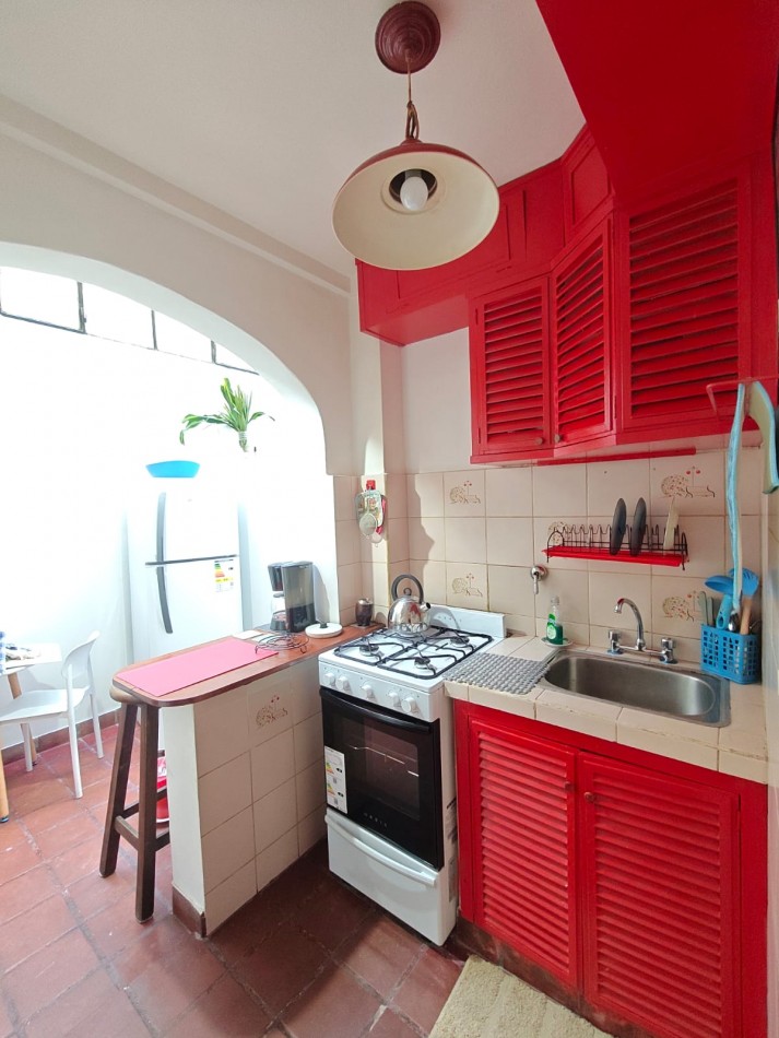 Alquiler Departamento 2 Ambientes en Recoleta Amoblado con patio Excelente Ubicacion 