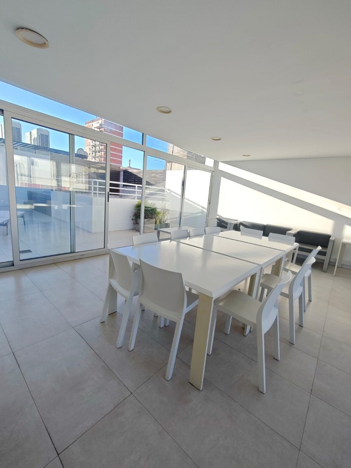 Alquiler Monoambiente 32M2 Recoleta con Jacuzzi, solarium y SUM
