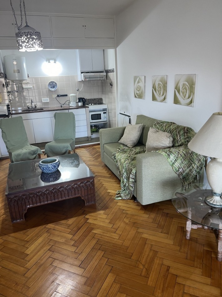 Monoambiente en Palermo - Av. Cordoba y Bulnes | Balcon + Amoblado + Luminoso