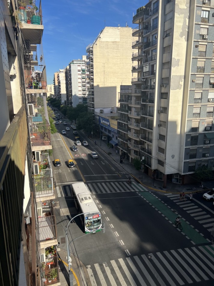 Monoambiente en Palermo - Av. Cordoba y Bulnes | Balcon + Amoblado + Luminoso