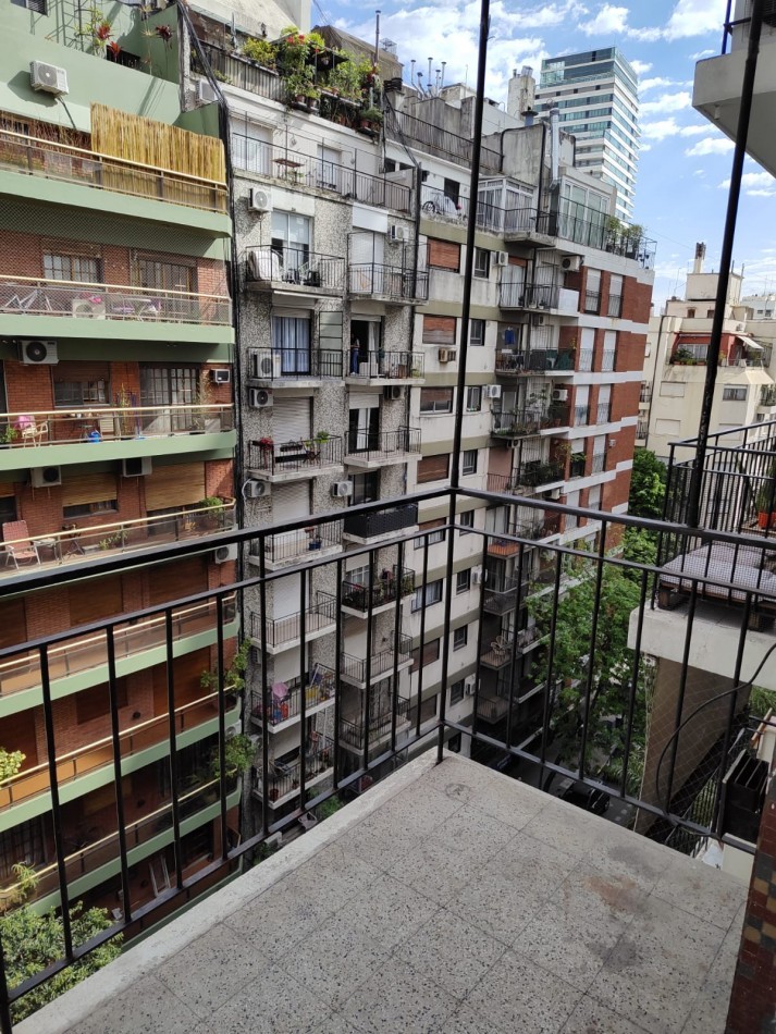 Monoambiente en Aguero y Av. Santa Fe - Agradable y luminoso - Recoleta -