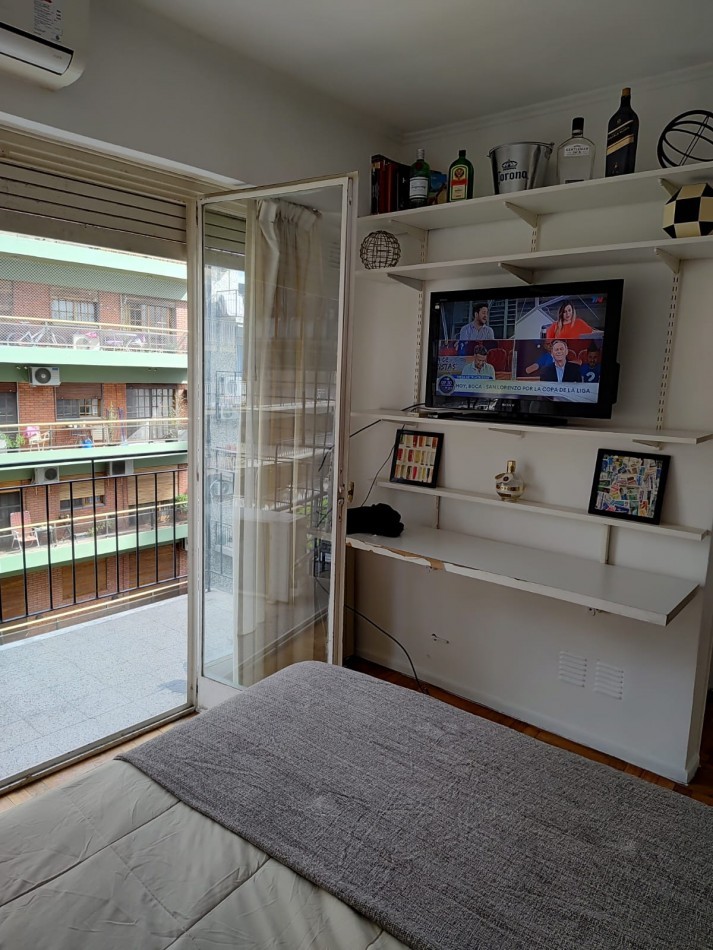 Monoambiente en Aguero y Av. Santa Fe - Agradable y luminoso - Recoleta -