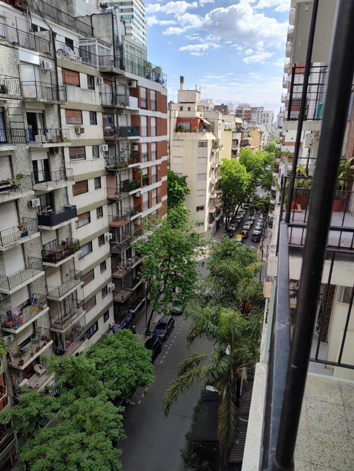 Monoambiente en Aguero y Av. Santa Fe - Agradable y luminoso - Recoleta -