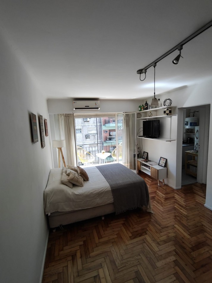 Monoambiente en Aguero y Av. Santa Fe - Agradable y luminoso - Recoleta -