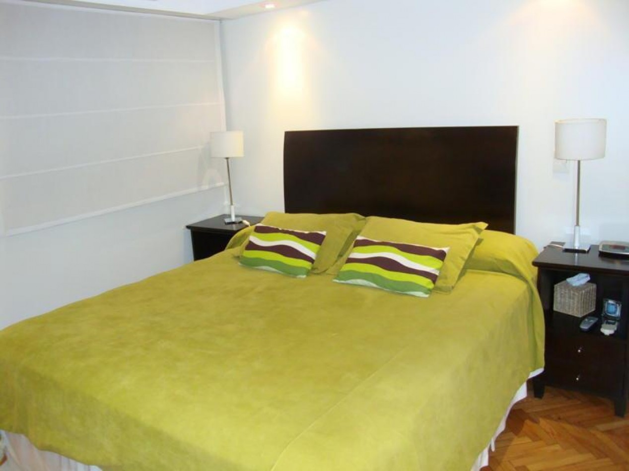 Las Cañitas | 3 amb. amoblado y equipado | Balcon | AC | Calefaccion central