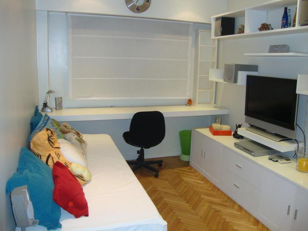 Las Cañitas | 3 amb. amoblado y equipado | Balcon | AC | Calefaccion central