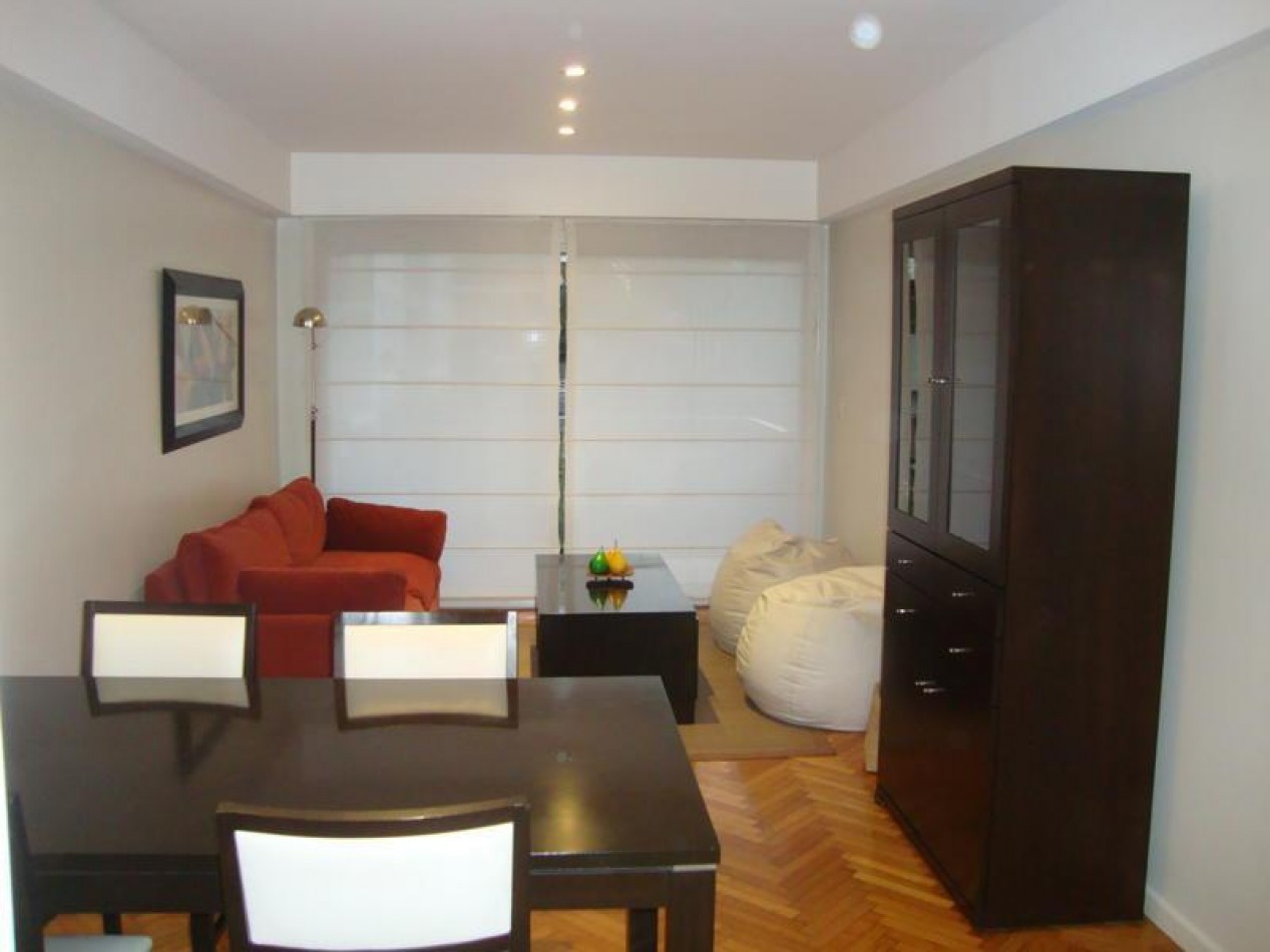 Las Cañitas | 3 amb. amoblado y equipado | Balcon | AC | Calefaccion central