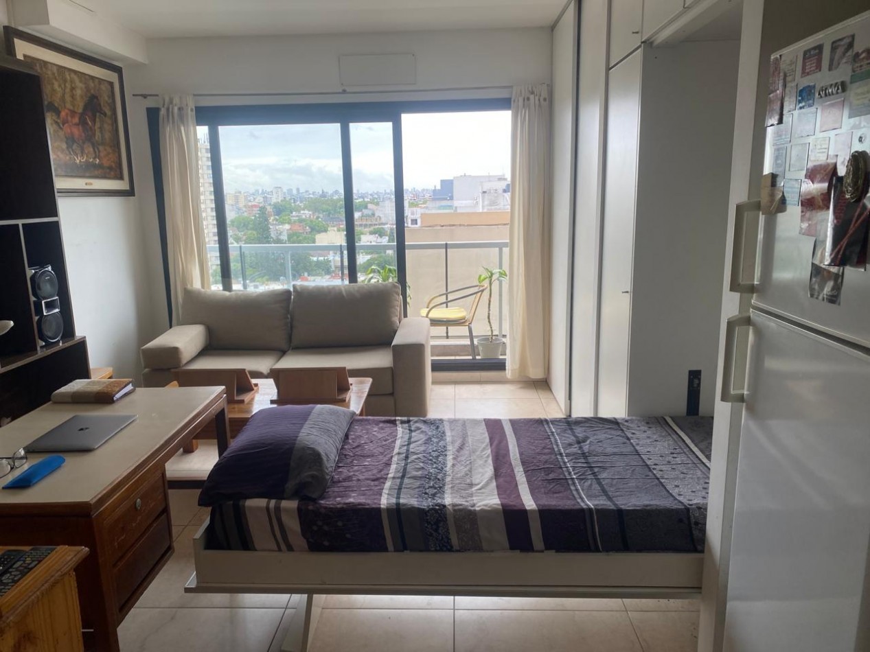 Torre Devoto | Monoambiente Premium | Piso Alto con Vista Panoramica | Super Luminoso | Amenities y Seguridad