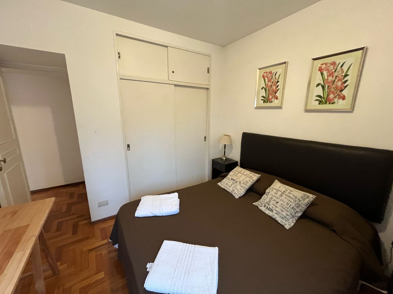 Departamento 3 Ambientes en Alquiler en Barrio Norte sobre Santa Fe Excelente Ubicacion Luminoso y Silencioso