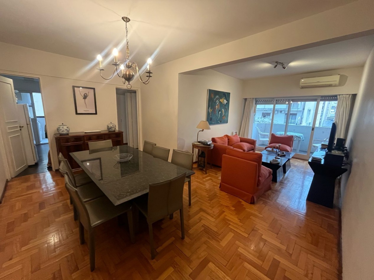 Departamento 3 Ambientes en Alquiler en Barrio Norte sobre Santa Fe Excelente Ubicacion Luminoso y Silencioso